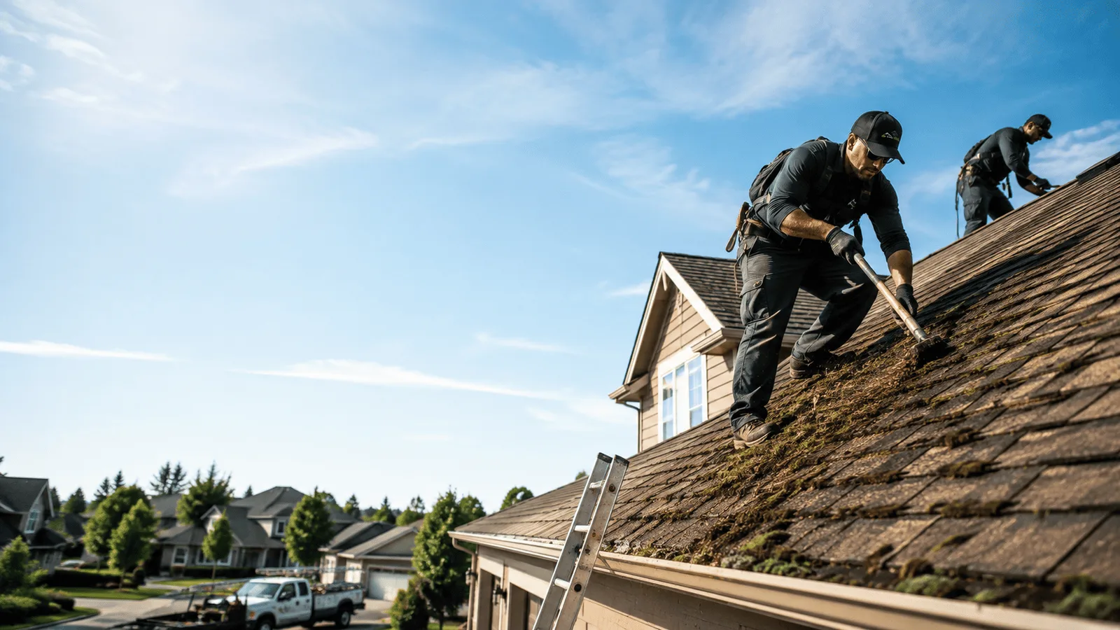 Roof Moss Removal in Rockwall, TX near me